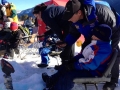 Ice fishing in Grand Lake Colorado