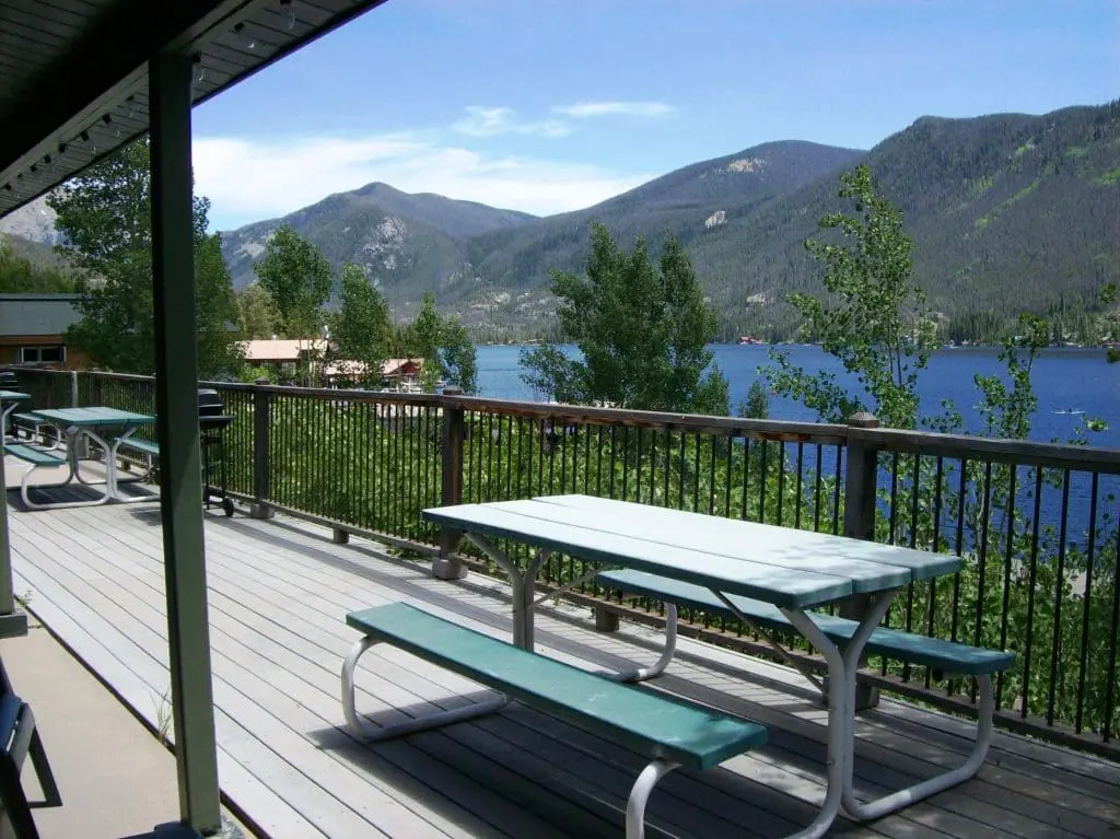 View from Large Lakeside Cabins