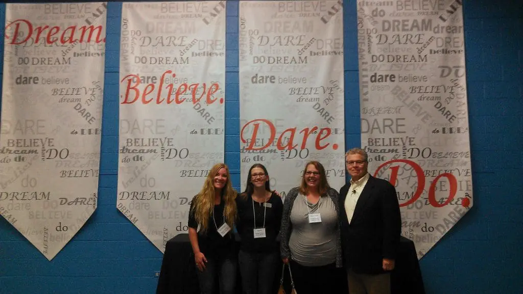 Author or The Disney Way & creator of The Disney Way Training Series, Bill Capodagli with training participants at the Grand Lake Center