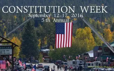 Bugling Elk, Colorful Leaves & Constitution Week Celebration