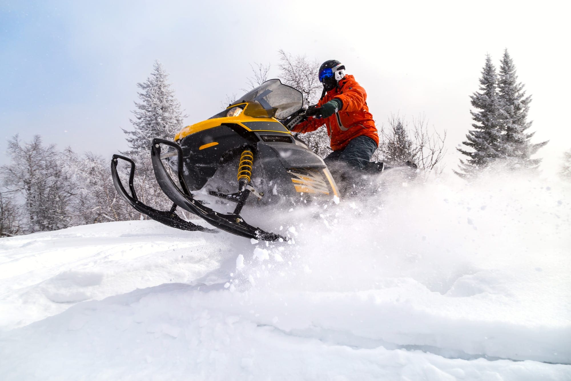 mountain activities snowmobiling