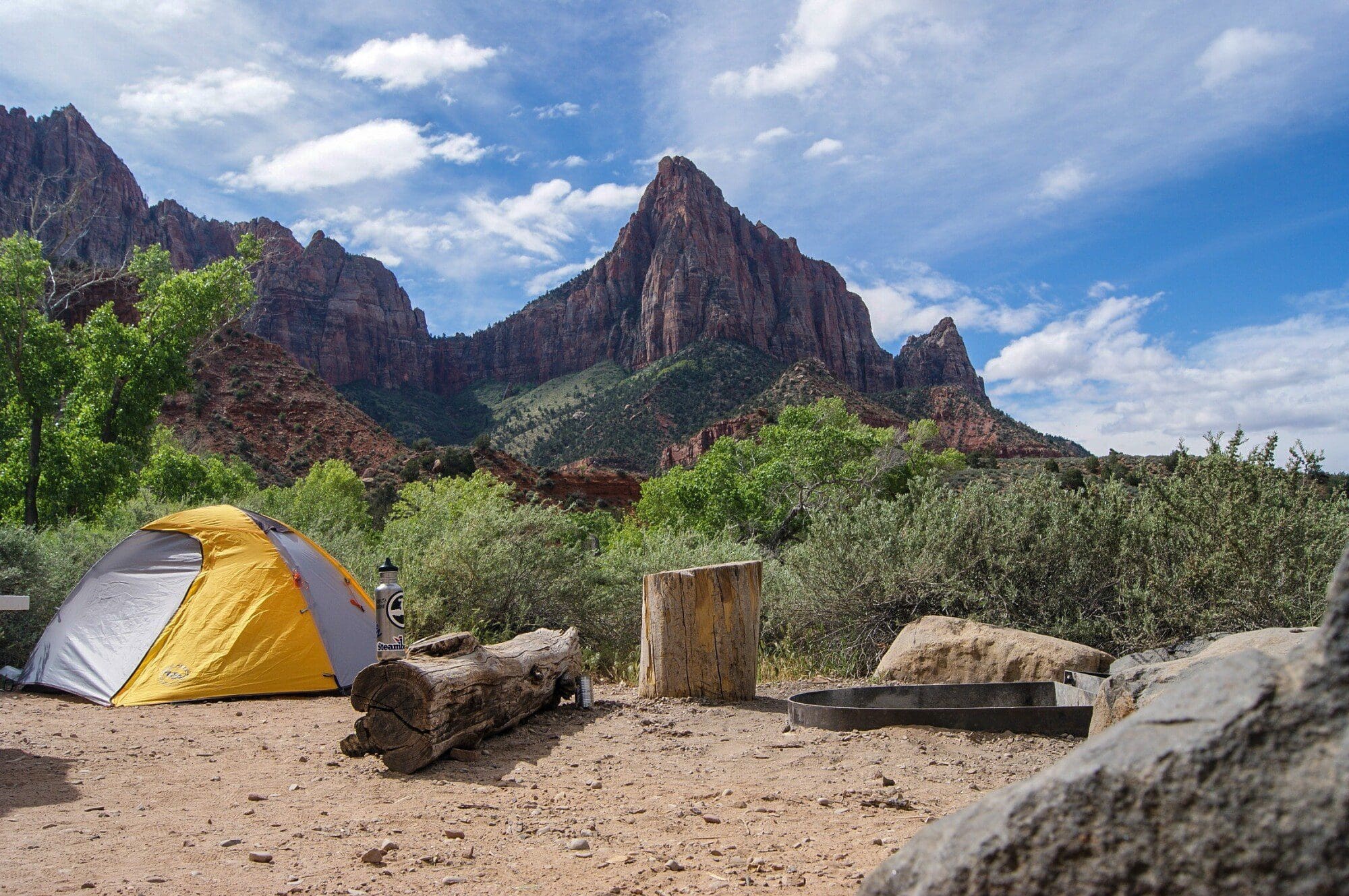 mountain camping